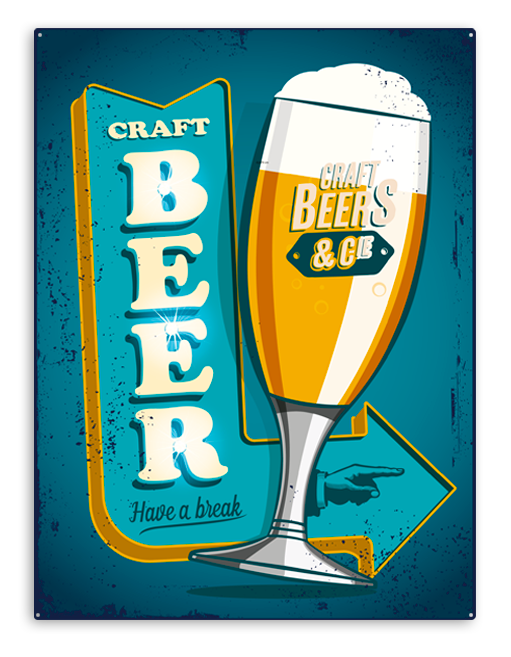 Affiche beer Craft Beer & Cie
