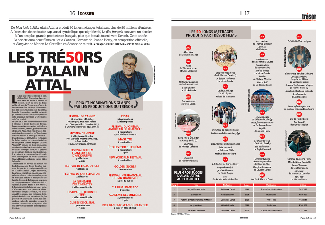 Double page Les Trésors d’Alain Attal