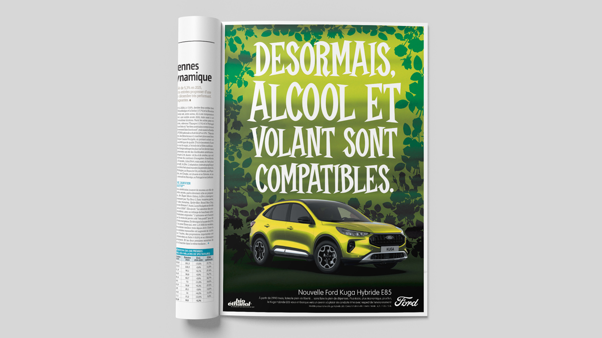 Mise en situation presse de la campagne Ford Kuga
