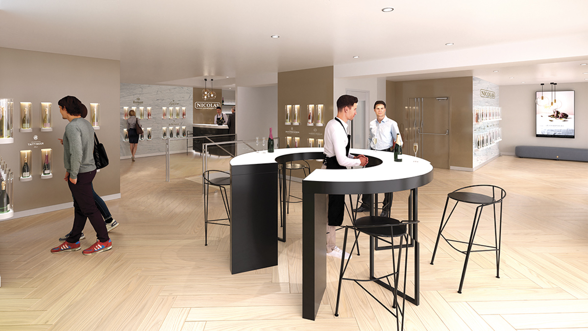 Nicolas Champagne — mobilier et aménagement intérieur du magasin