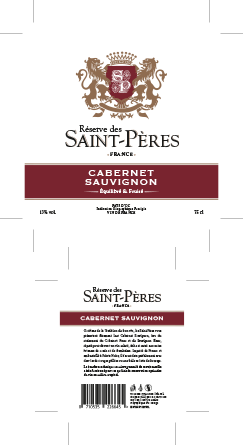 Étiquette Cabernet Sauvignon
