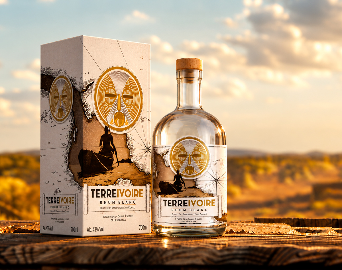 Terre Ivoire — mise en situation du packaging
